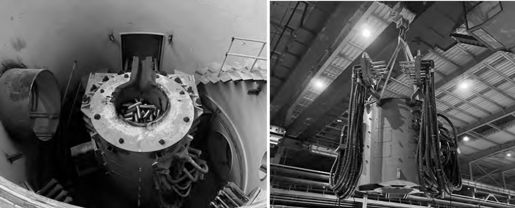 Vacuum Melting Furnace Tilting and Casting System