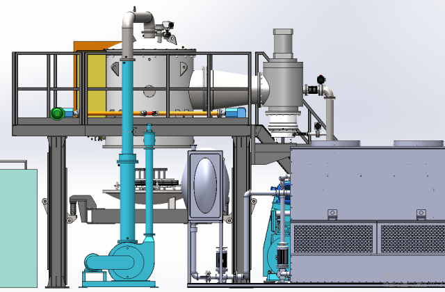 vacuum brazing furnace includes furnace body, electrical and control cabinet, high vacuum system, fast cooling system and cooling water system.